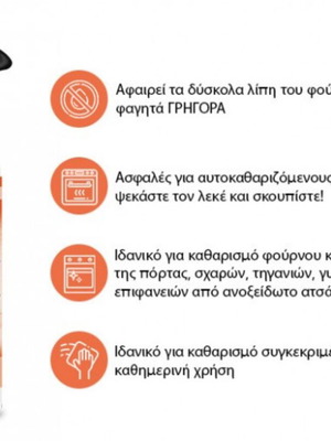 TWX καθαριστικό σπρέι φούρνου