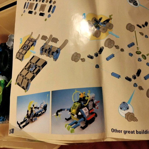 Vintage Construx Deluxe Builder by Mattel 1996 like new with instructions