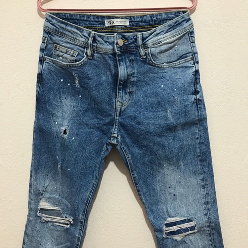 Zara men's jeans used, size 38