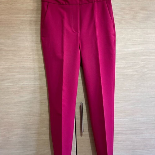 Zara straight-leg pants cherry like new, size S