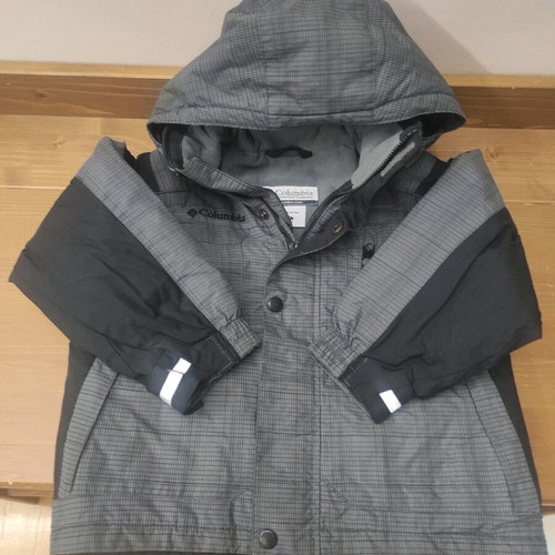 Columbia kids jacket like new grey black size 104 cm
