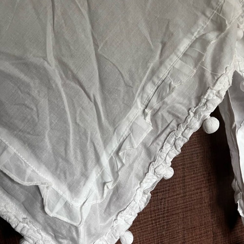 S.Oliver handkerchief new, 100% cotton, white