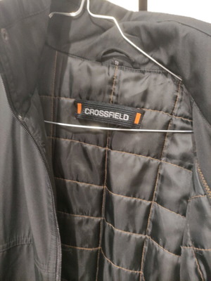 Crossfield Long Men's Jacket Like New, Size 56, Quilted Lining