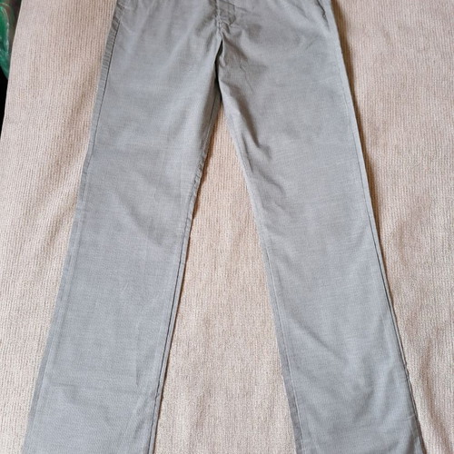 Marvin men's pants new, size L, gray, 100% cotton, made in Greece