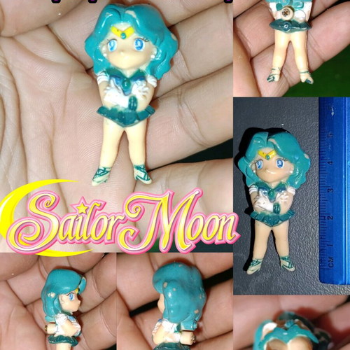 Sailor Neptune small plastic figure used from Sailor Moon