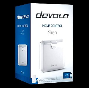 Σειρήνα Devolo Home Control, σφραγισμένη, εγγύηση, απόδειξη μεγάλης αλυσίδας