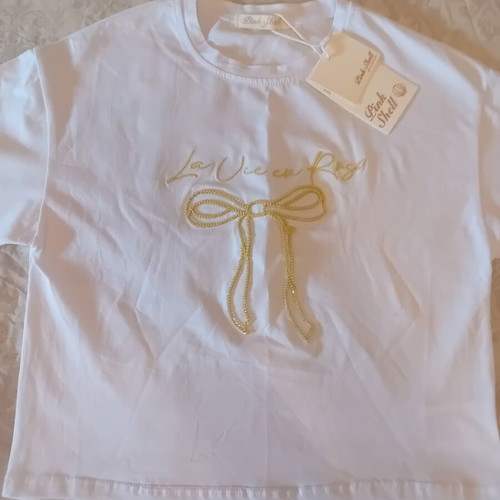 Girls' set for 14 years old, white and green