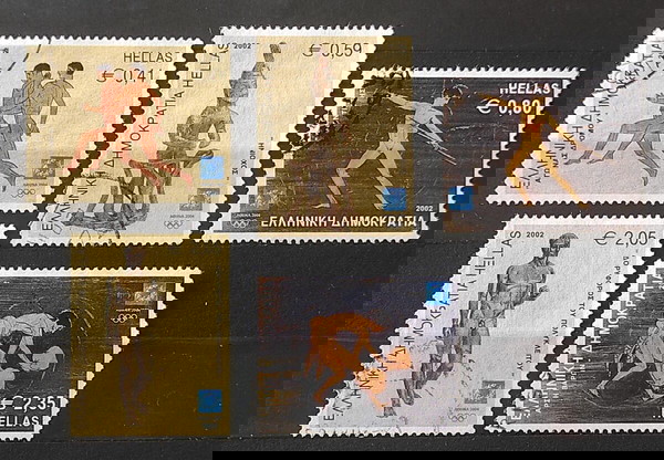 2002 ΕΚΔΟΣΗ ΟΛΥΜΠΙΑΚΟΙ ΑΓΩΝΕΣ ΑΘΗΝΑ 2004 - ΣΦΡΑΓΙΣΜΕΝΑ ΓΡΑΜΜΑΤΟΣΗΜΑ