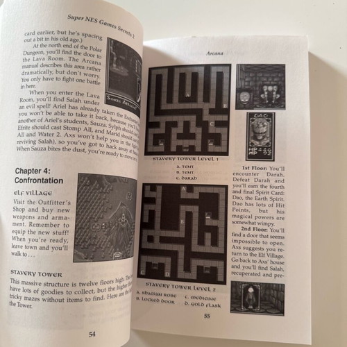 Super Nes Games Secrets book used