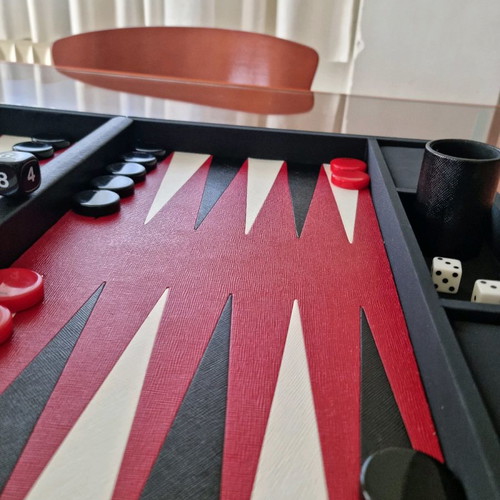 PRADA BOARD MADE OF GENUINE SAFFIANO LEATHER IN BLACK COLOR DATED 1999-2002 APPROX.