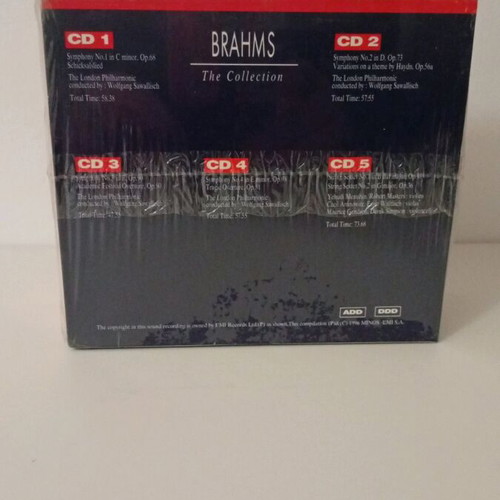 Brahms The Collection 5 CD box sealed, classical