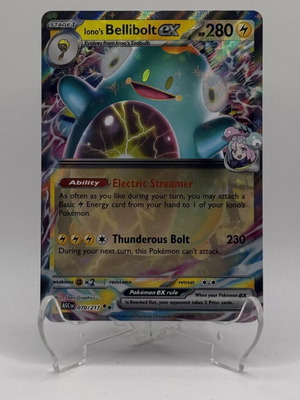 Iono's Bellibolt ex card like new, Ascended Heroes 070/217
