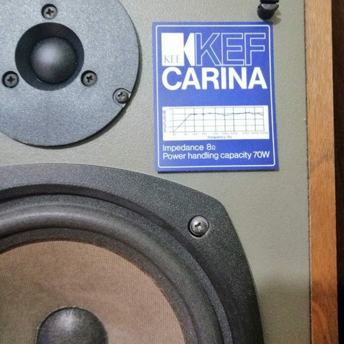 KEF Carina 1 speakers used, in excellent condition