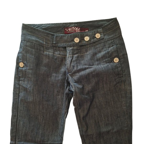 Roxy Y2K Low Rise Flared Jeans like new, blue