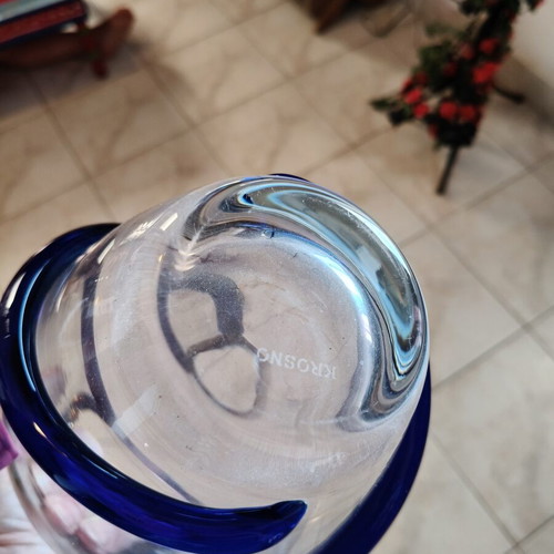 Krosno Glasswork decorative vases set of 2, new, glass