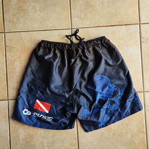 Athlon swim shorts new, size L, black and blue