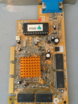 NVIDIA RIVA TNT2 M64 32MB SDRAM AGP graphics card used