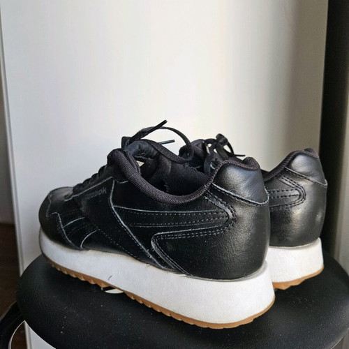 Reebok Royal Glide Ripple Double sneakers used, black/white, size 38