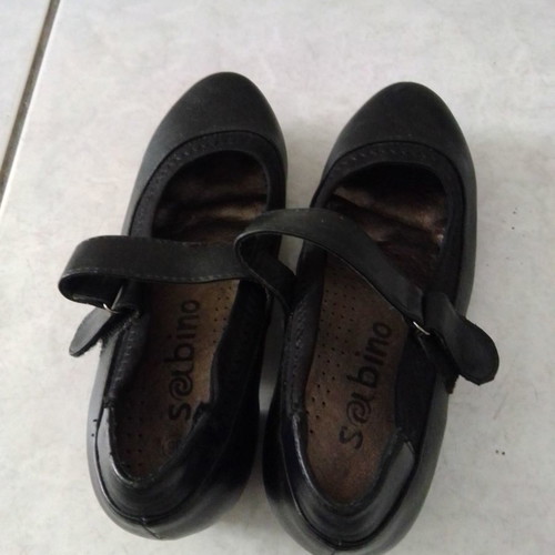 Sabino dance shoes used, leather, size 36, black