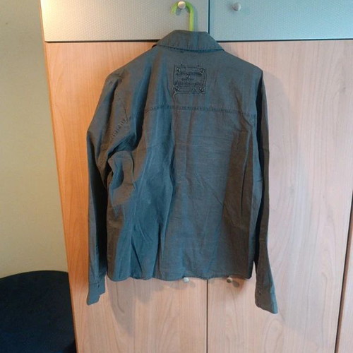 Men's shirt used, size M, gray