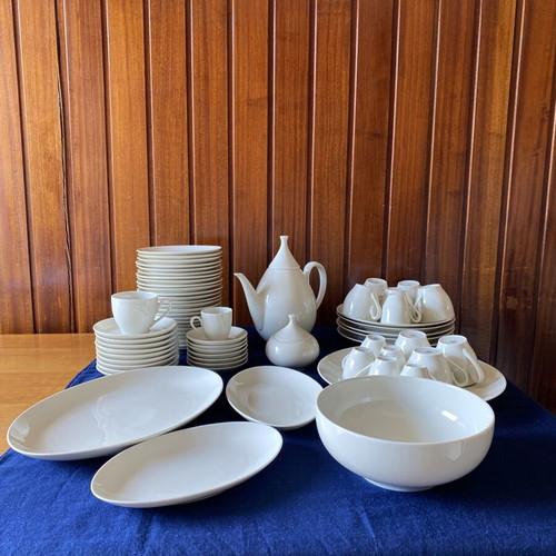 Scherzer Bavaria Germany porcelain tea/coffee set like new, 69 pieces