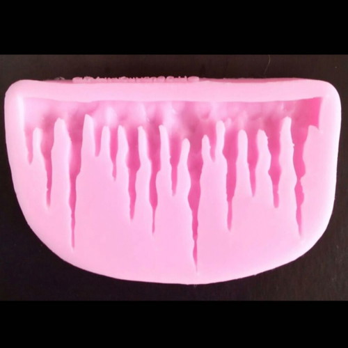 Silicone mold for sugarpaste stalactites, like new