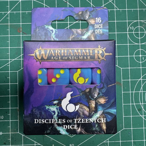 Disciples of Tzeentch Dice Warhammer Age of Sigmar like new
