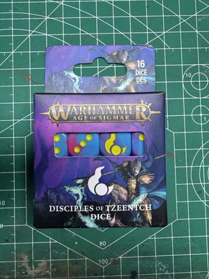 Disciples of Tzeentch Dice Warhammer Age of Sigmar like new