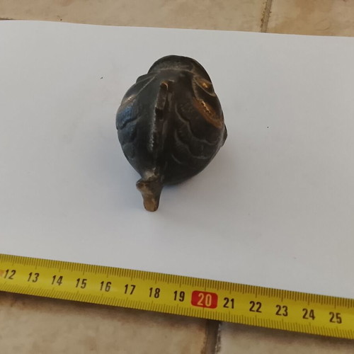 Vintage decorative fish head sculpture used