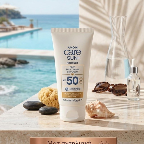 Avon Care Sun+ Protect Face Shine Control Matte Sunscreen SPF 50 50ml