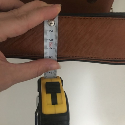 Small tan crossbody bag lightly used