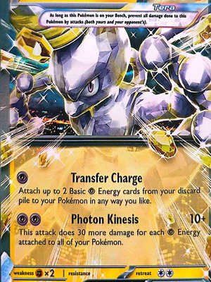 Mewtwo ex Pokémon Tera authentic card new