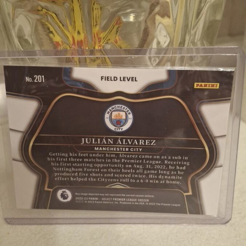 Julian Alvarez RC card Panini Select 2023 Field Level