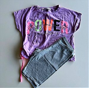 Σετ μπλούζα και κολάν για κορίτσι 12 χρονών