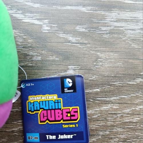 The Joker plush collectible from DC Comics and WishFactory 2016 Kawaii Cubes new