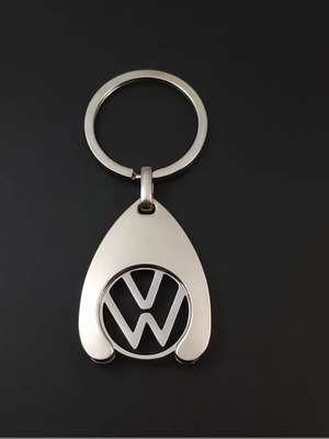 Μεταλλικό μπρελόκ Volkswagen με χάραξη λέιζερ, ασημί