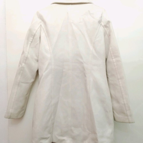 Off White Pink Woman coat size M used, white