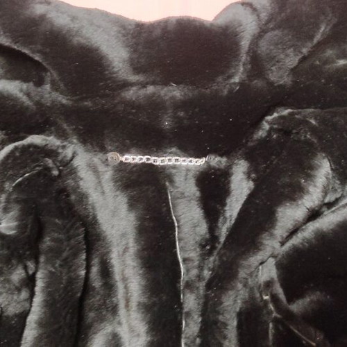 Mabrun Shearling Coat like new, genuine leather and natural fur