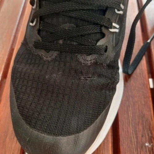 Nike athletic shoes used, size 37.5, black