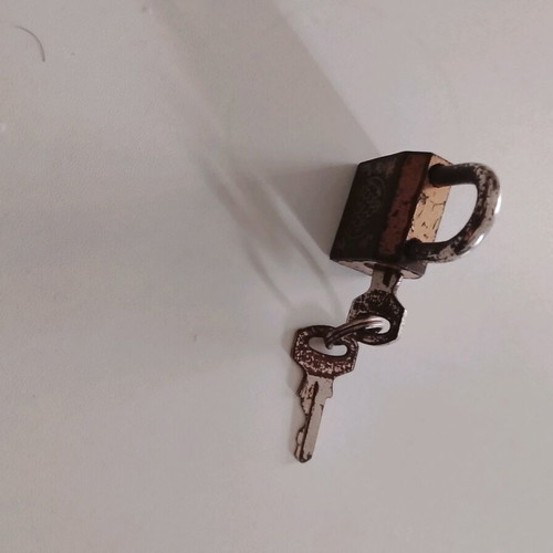 Collectible padlock used with side lock