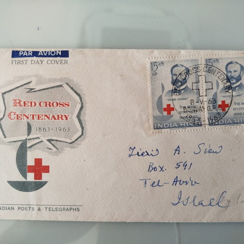 Red Cross Centenary Commemorative Envelope like new