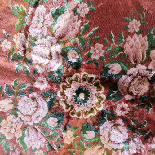Velvet vintage blanket like new 200x250