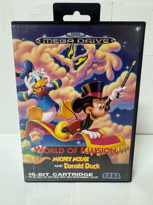 World of Illusion Sega Mega Drive παιχνίδι μεταχειρισμένο, πλήρες