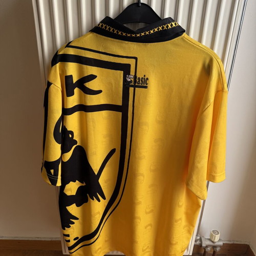 AEK Football Jersey 1993-1994 Authentic with Stadium Model