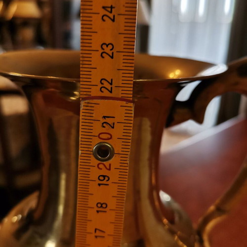Brass pitcher vintage used