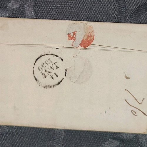 French letter from 1830 used with 2 stamps