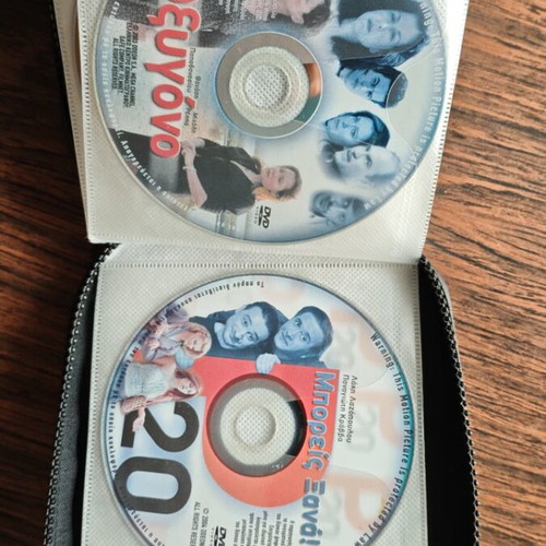 Loose DVD collection of 20 American and Greek films like new with subtitles