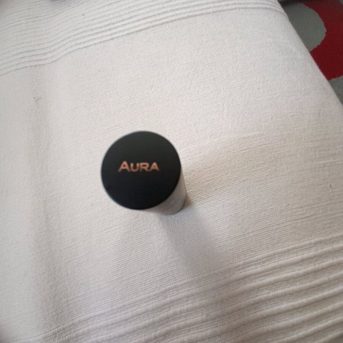Aura makeup set new with two nude lipsticks and brown eye pencil