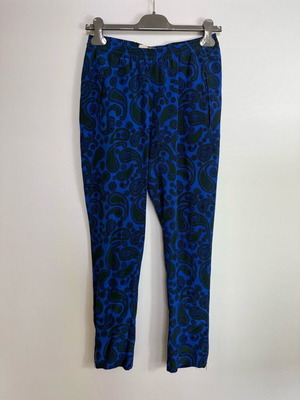 Stella McCartney silk blue pants size 38 like new