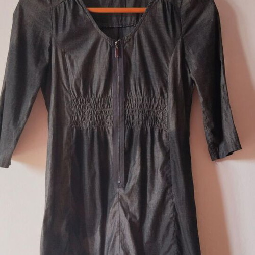Denim dress like new, lightweight fabric, 3/4 sleeves, size M